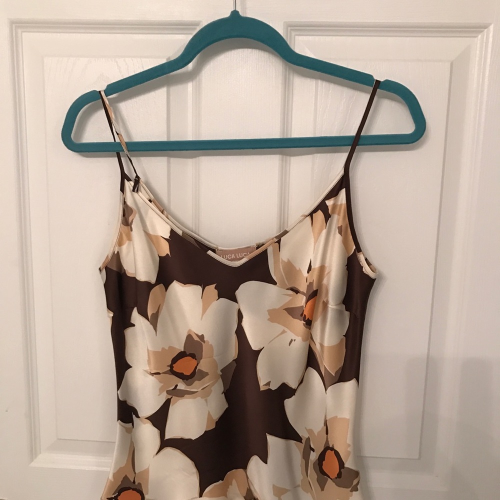 Luca Luca silk top and skirt